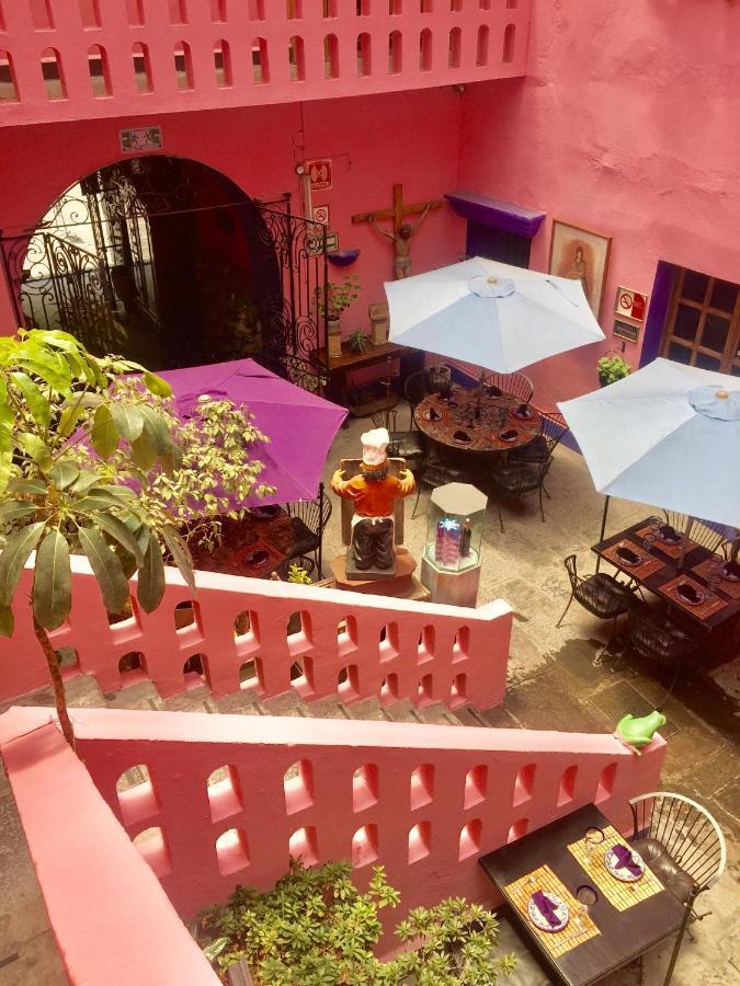 Meson Sacristia De La Compania Hotel Boutique Puebla Bagian luar foto